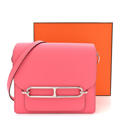 Hermes Swift Mini Sac Roulis Rose Azalee 11 of 11
