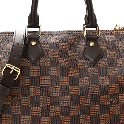 Louis Vuitton Damier Ebene Speedy Bandouliere 25 7 of 9
