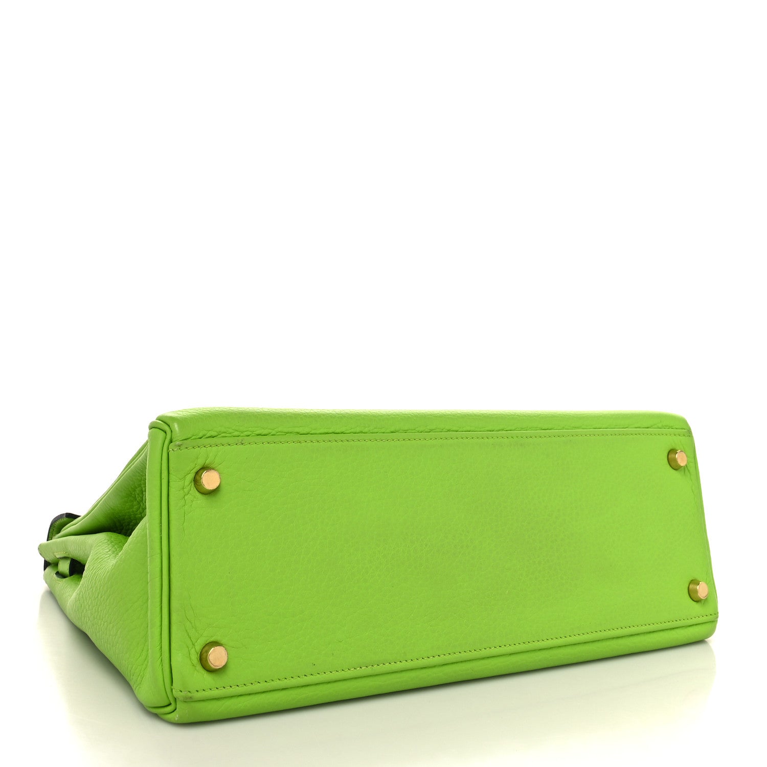 Hermes Taurillon Clemence Kelly Retourne 32 Vert Cru 4 of 12