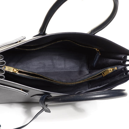 Saint Laurent Calfskin Large Sac de Jour Carryall Navy Blue 5 of 9