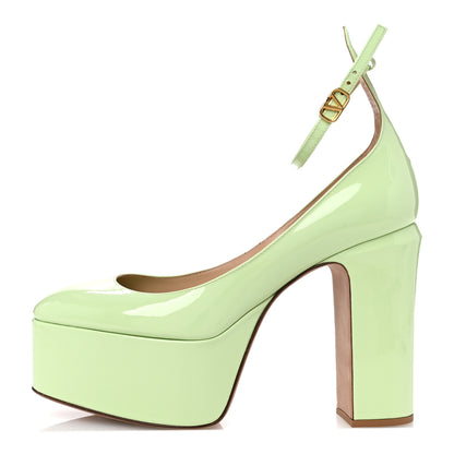 Valentino Garavani Patent Tan-Go 55/155mm Platform Pumps 38 Ambrosia 1 of 11
