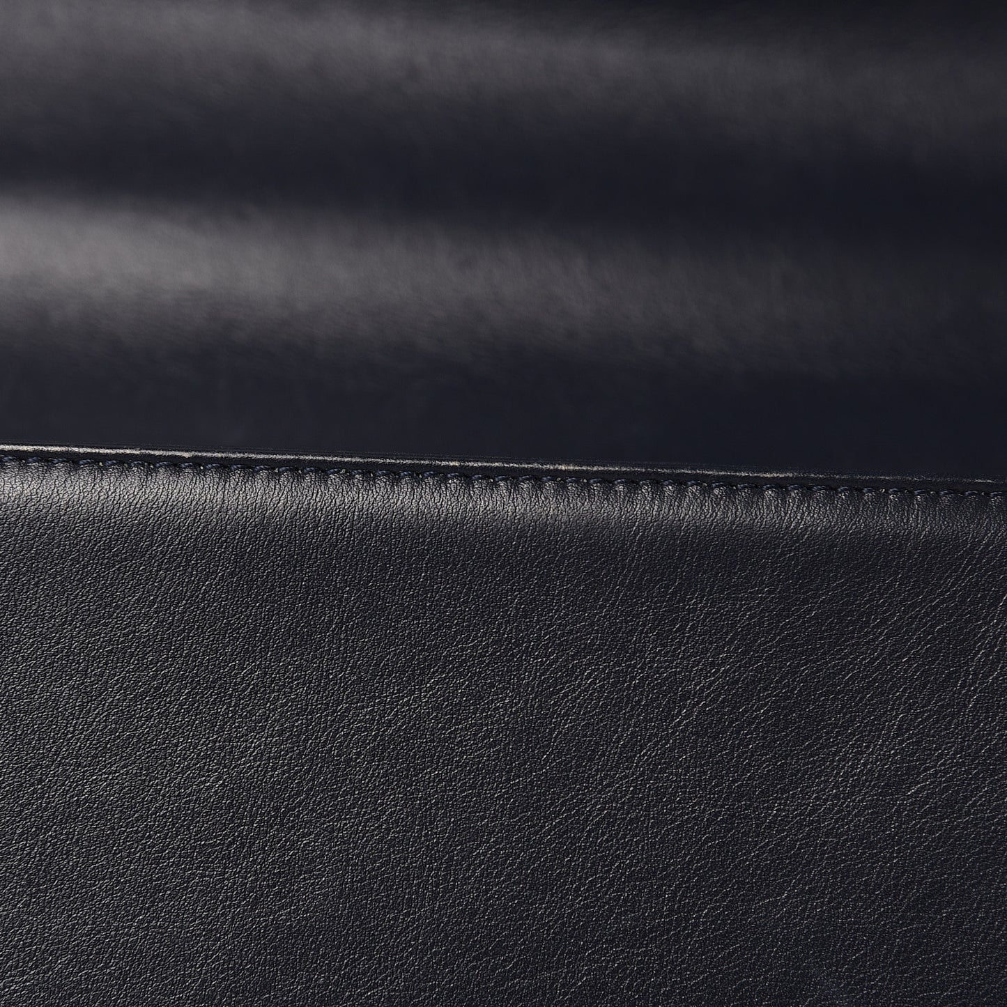 Calfskin Quilted New Medium Boy Flap Dark Navy Blue