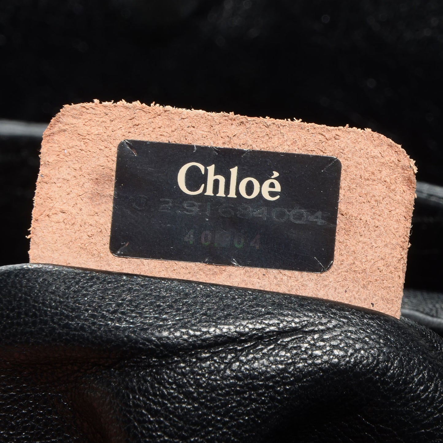 Leather Paddington Shoulder Bag Black