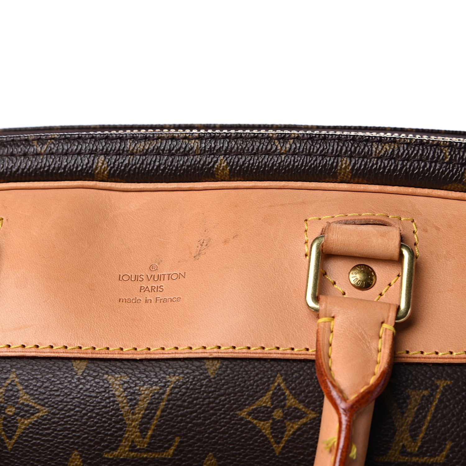 Louis Vuitton Monogram Alize 2 Compartment Luggage Travel Bag 13 of 18