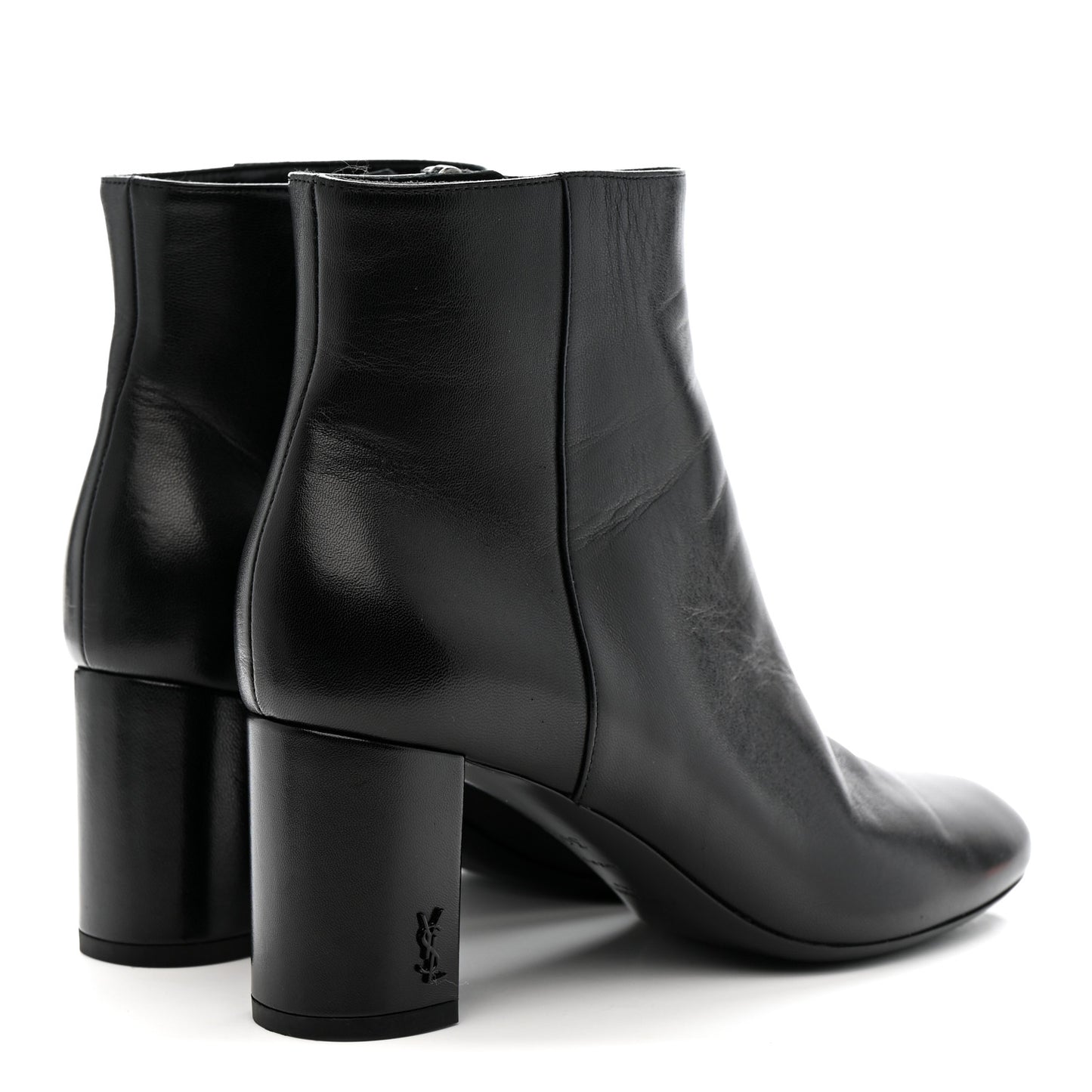 Nappa Vendome Loulou Ankle Zip Boot 36.5 Black