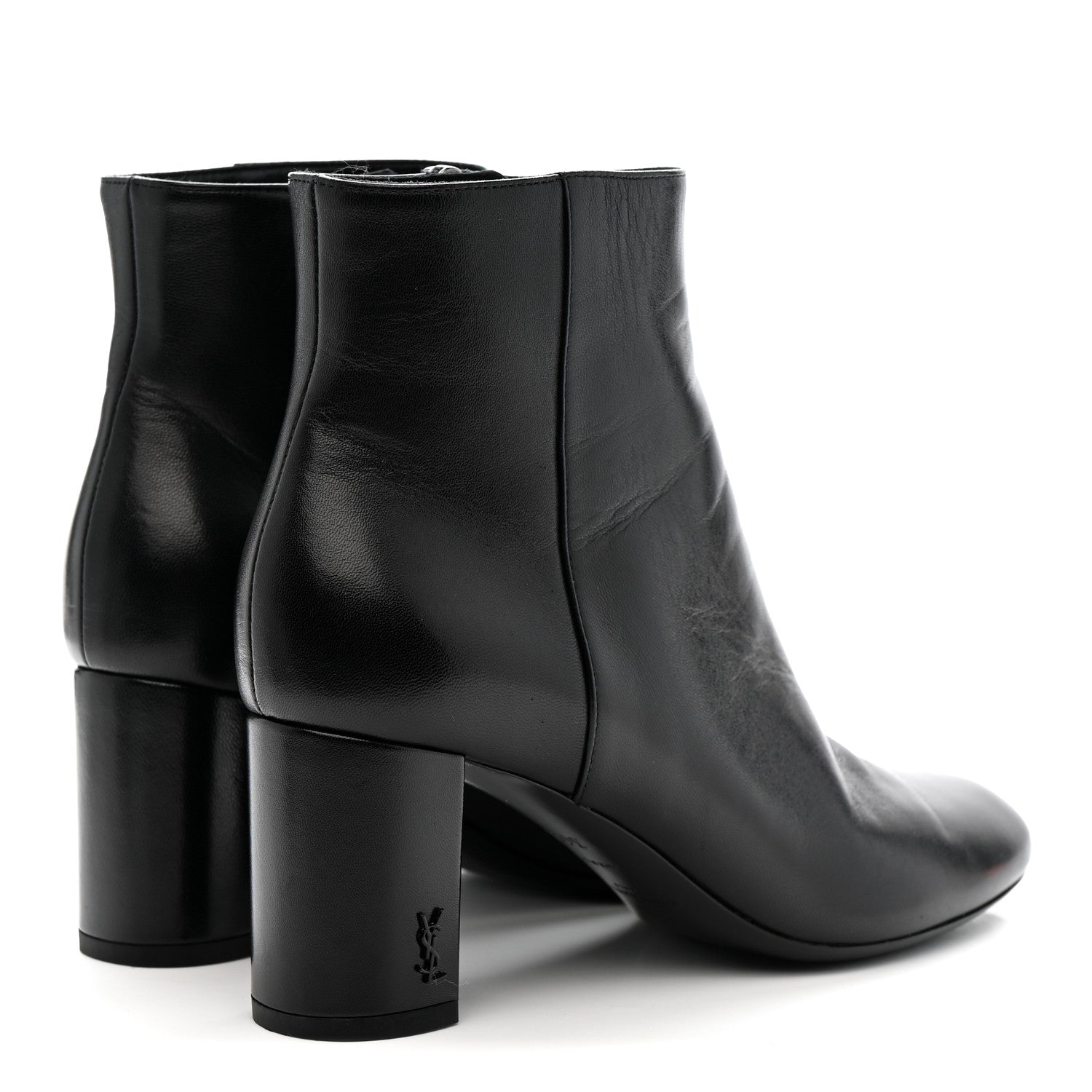 Saint Laurent Nappa Vendome Loulou Ankle Zip Boot 36.5 Black 4 of 11