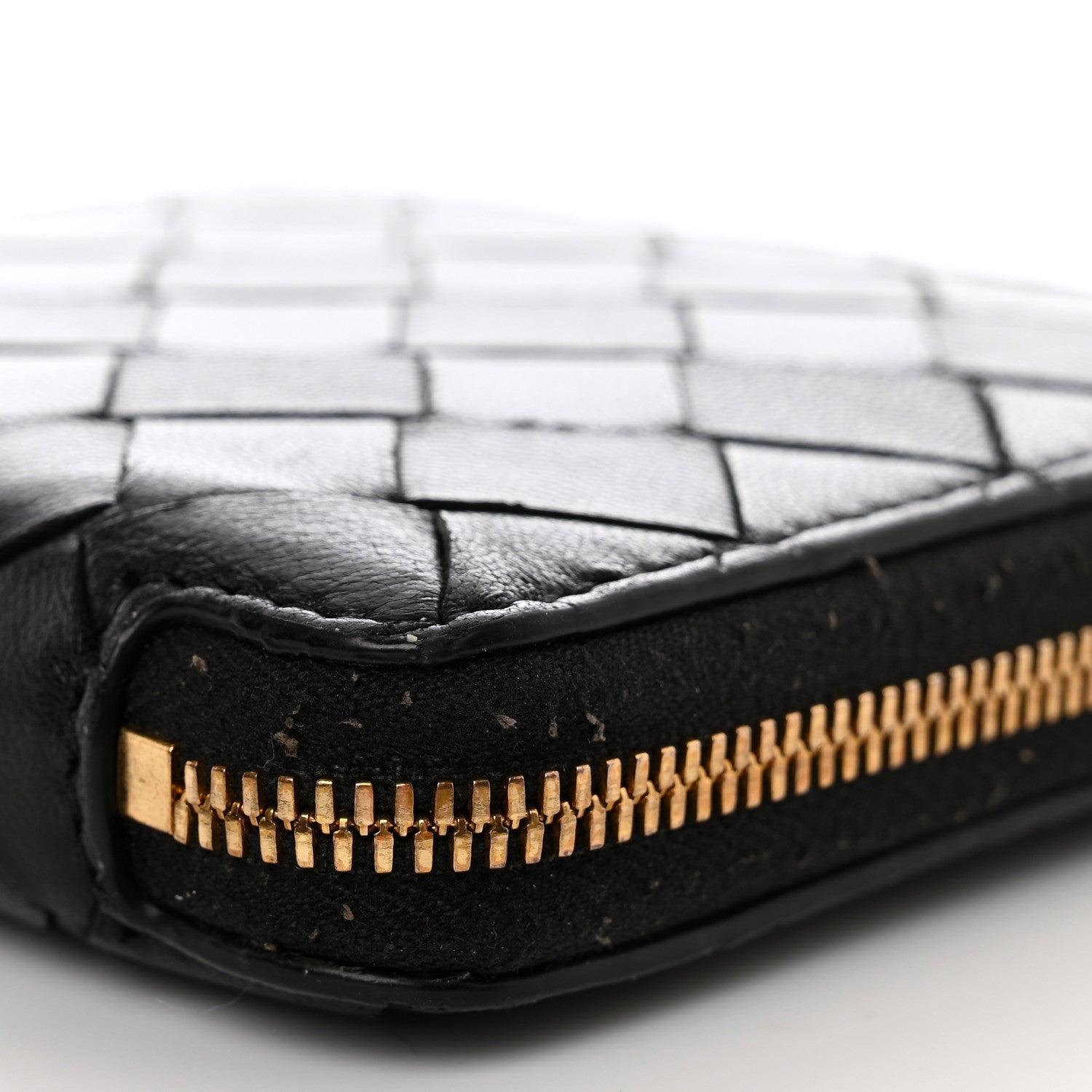 Bottega Veneta Nappa Intrecciato Zip Around Wallet Black 8 of 10