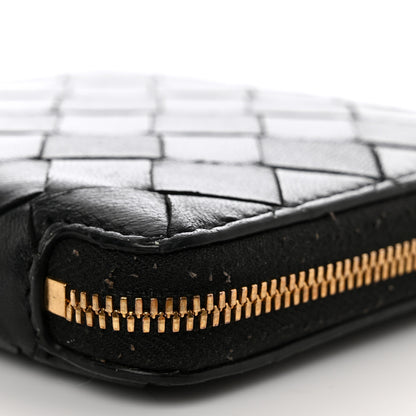 Bottega Veneta Nappa Intrecciato Zip Around Wallet Black 8 of 10
