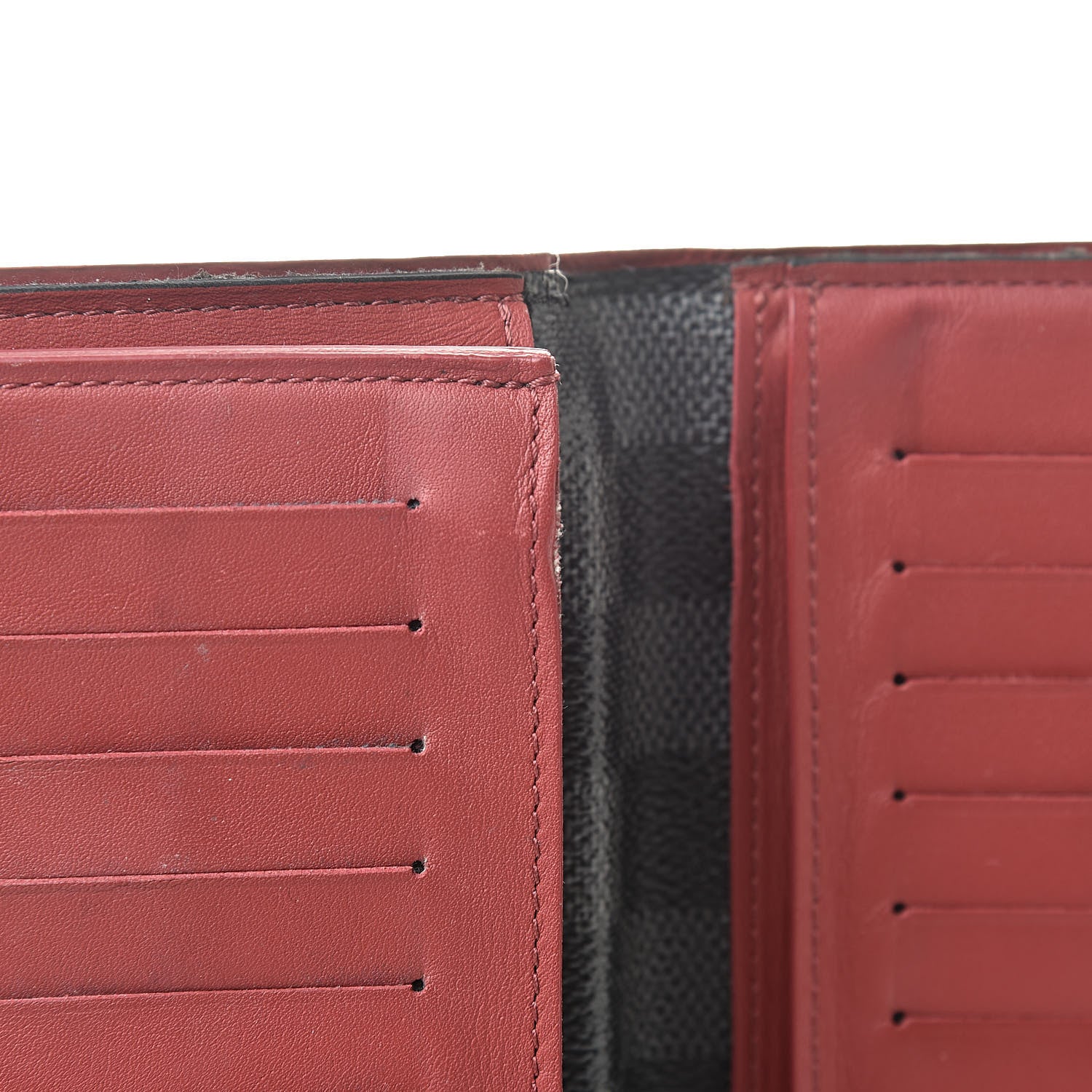 Louis Vuitton Damier Graphite Brazza Wallet Bordeaux 8 of 17