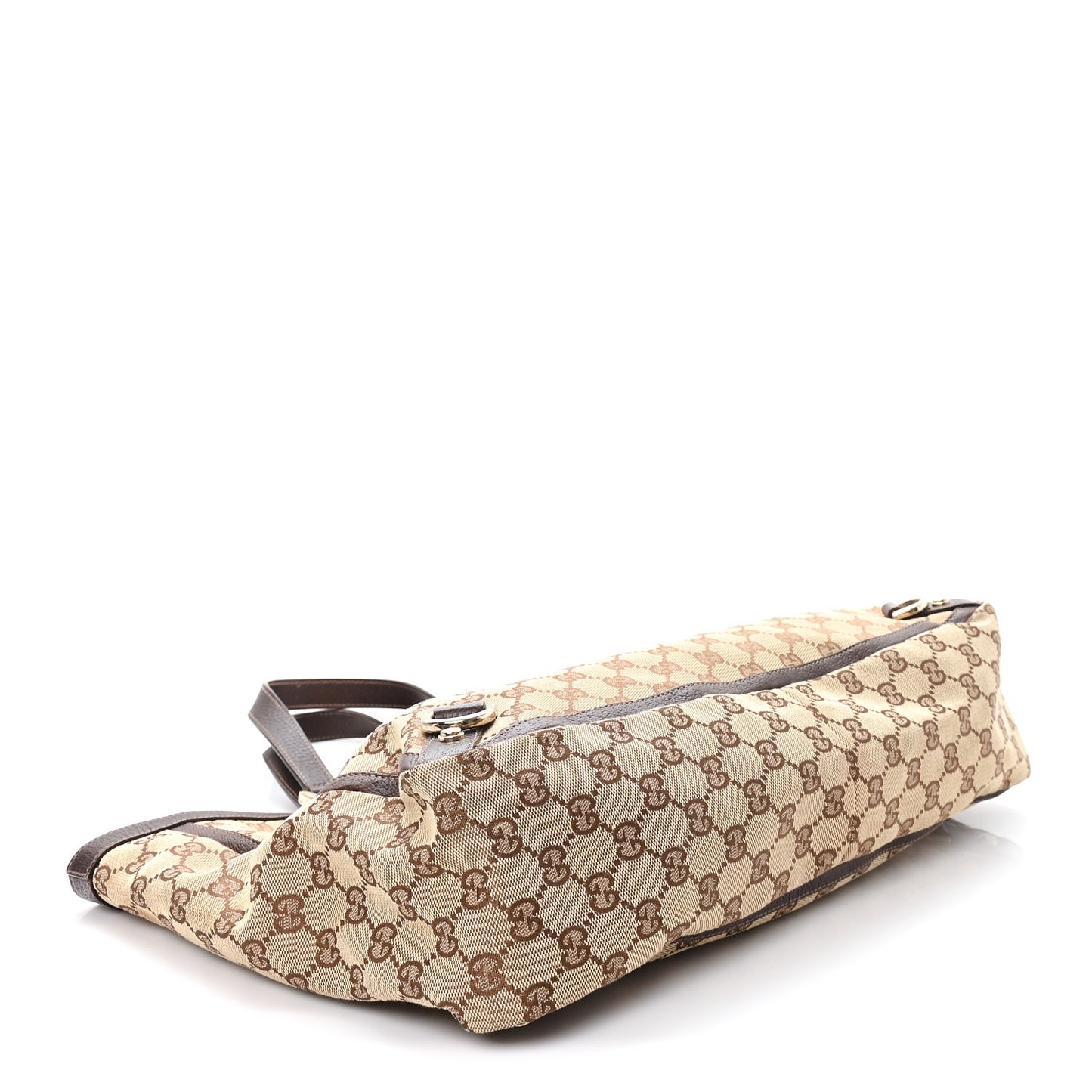Monogram Large Abbey Tote Dark Brown