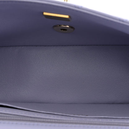 Chanel Lambskin Quilted Mini Top Handle Rectangular Flap Light Purple 5 of 10