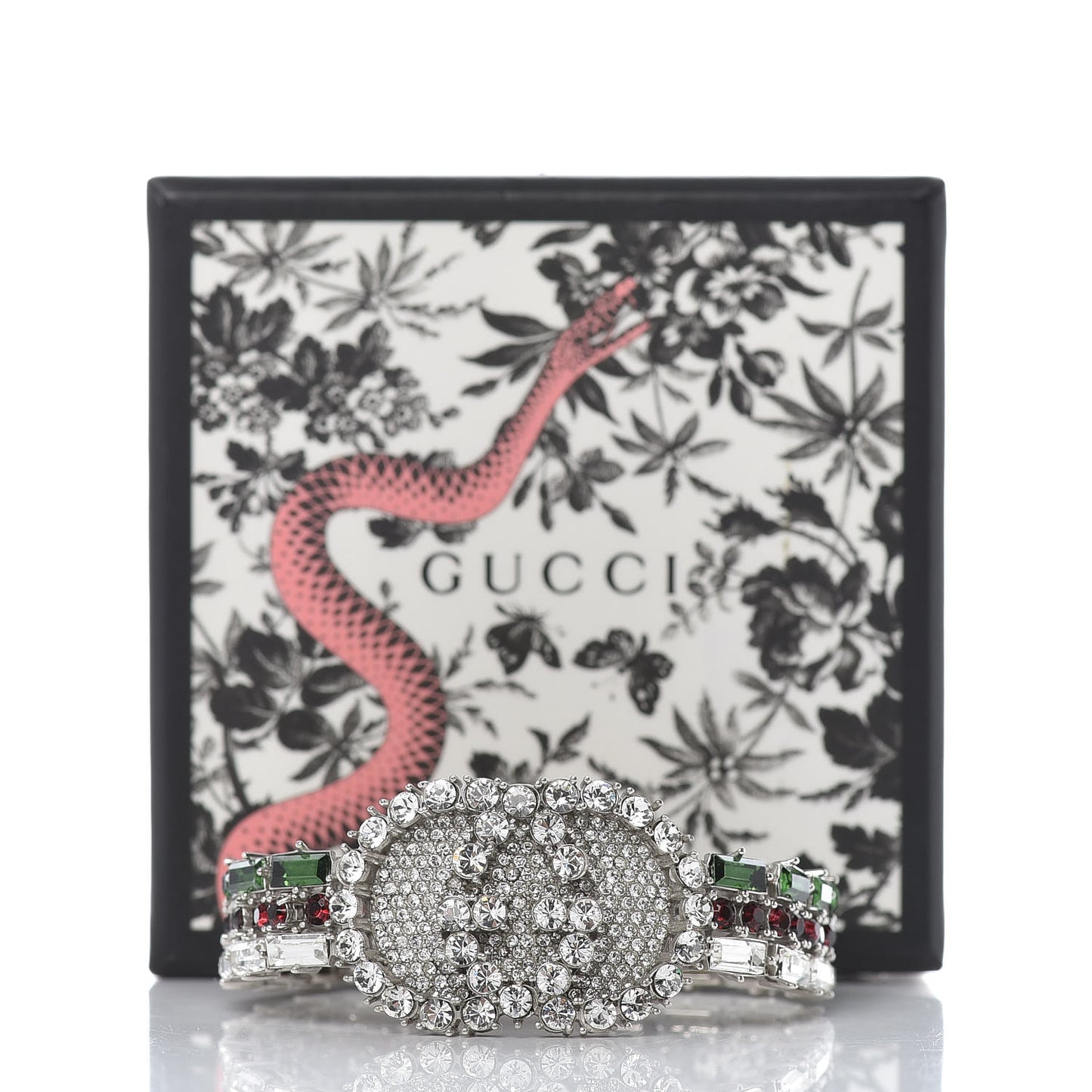 Crystals Double G Web Bracelet
