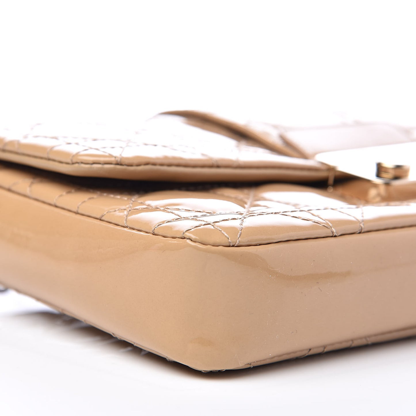 Patent Cannage New Lock Pouch Beige