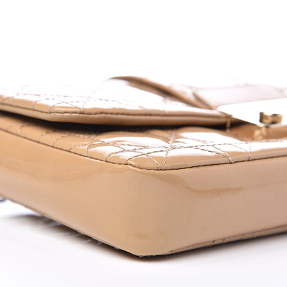 Christian Dior Patent Cannage New Lock Pouch Beige 8 of 11