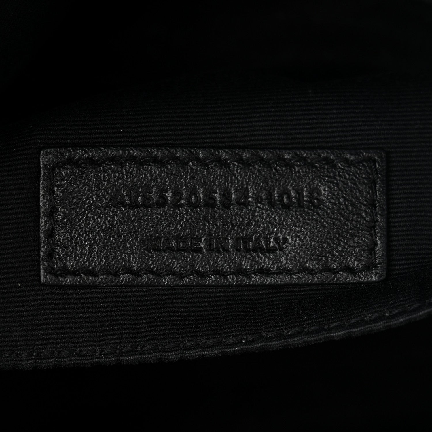 Saint Laurent Calfskin Matelasse Monogram Monochrome Lou Camera Bag Black 7 of 12