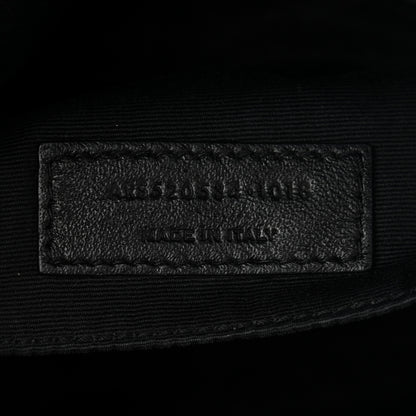 Saint Laurent Calfskin Matelasse Monogram Monochrome Lou Camera Bag Black 7 of 12