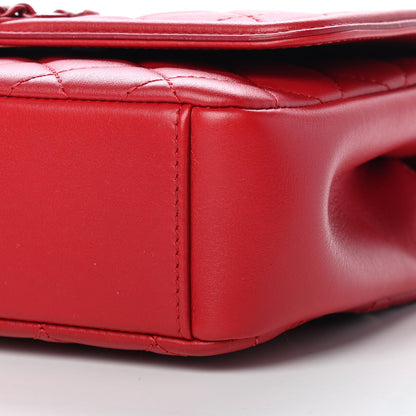 Chanel Calfskin Quilted Medium CC Filigree Flap Red 9 of 9