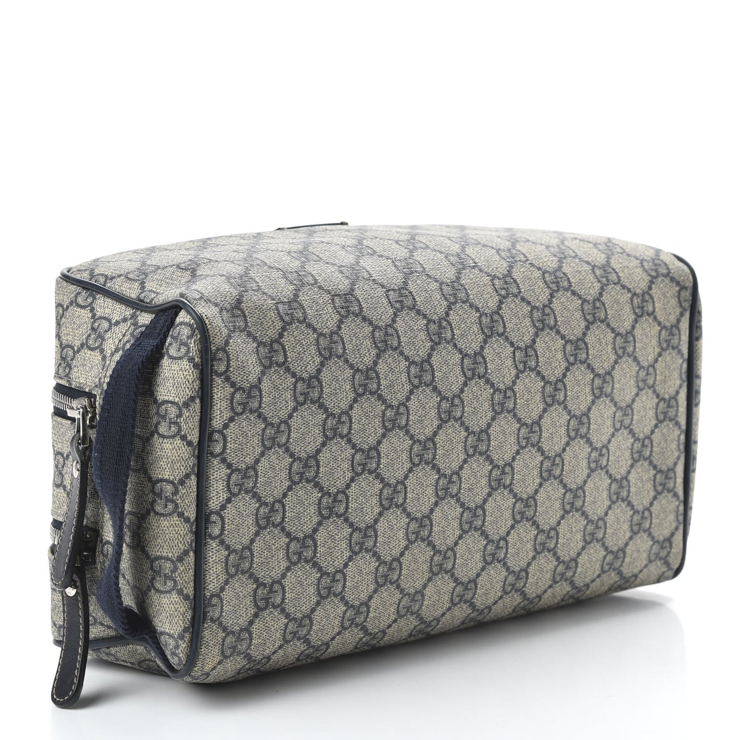 GG Supreme Monogram Toiletry Case Navy