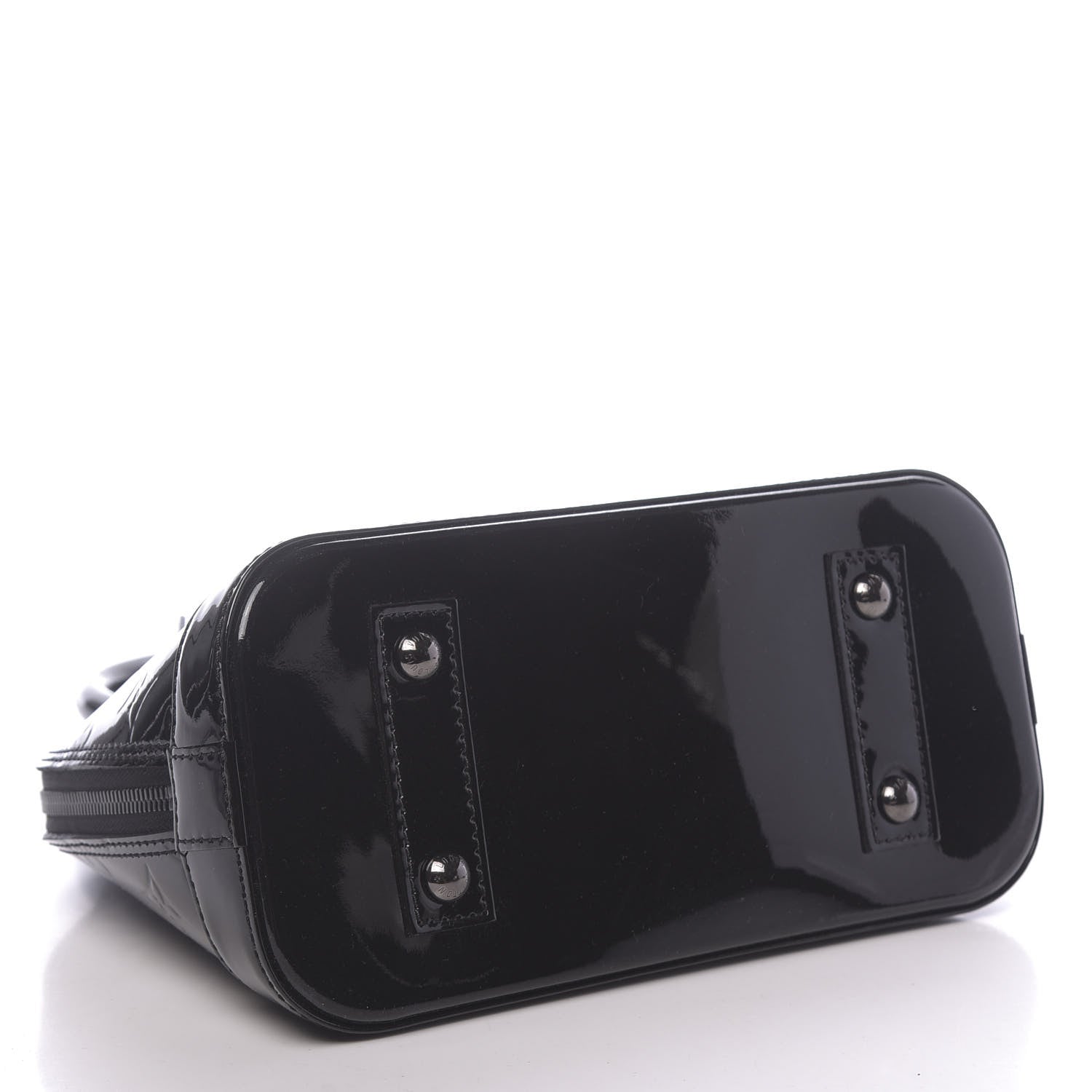 Louis Vuitton Vernis Alma BB Noir Magnetique 4 of 9