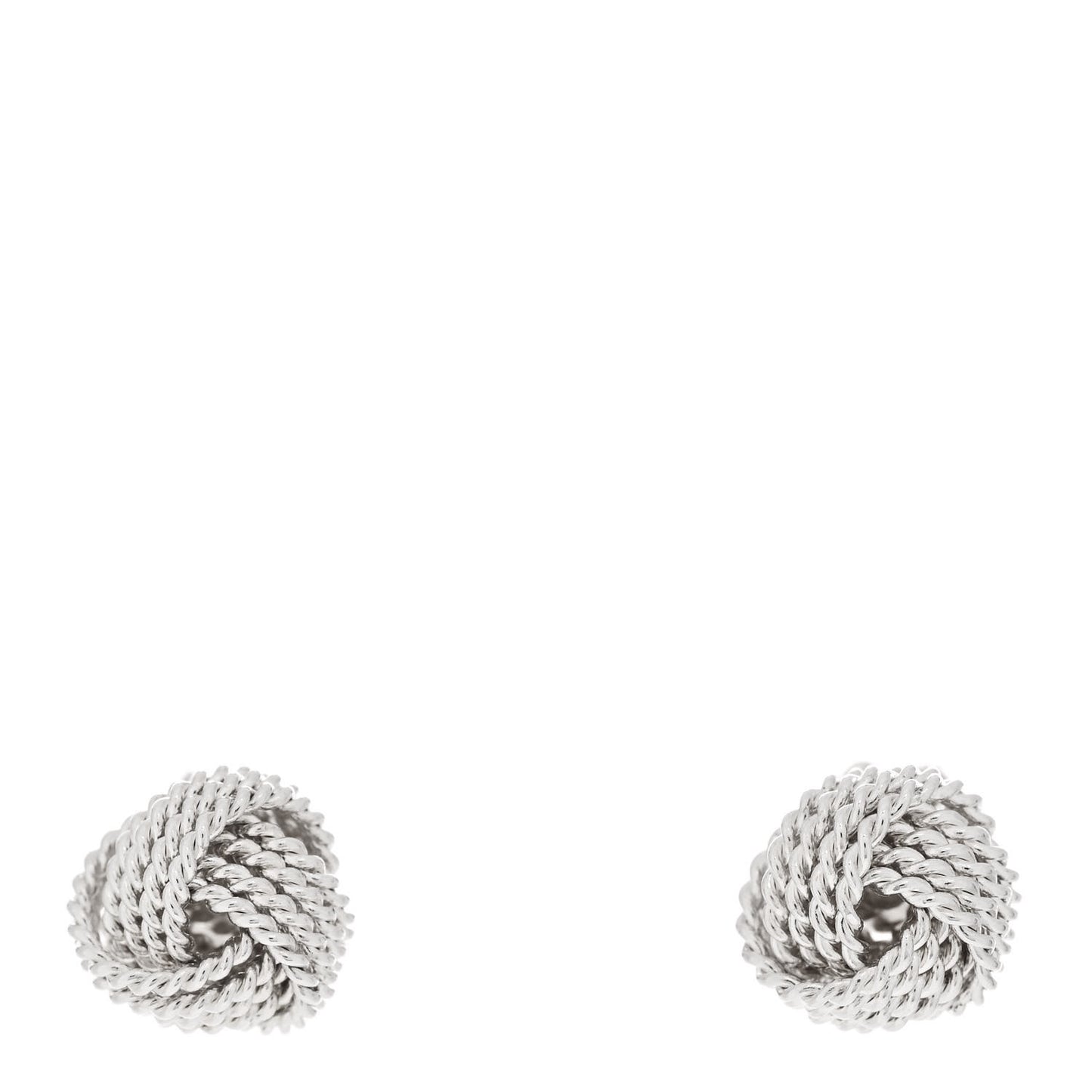 Sterling Silver Twist Knot Earrings