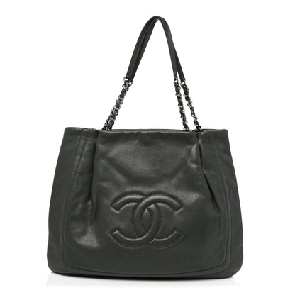 Chanel Caviar CC Timeless Shoulder Bag Gray 1 of 21
