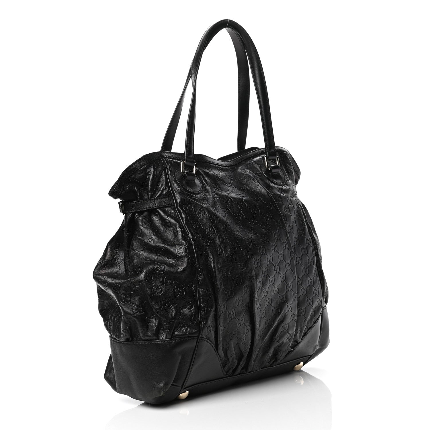 Gucci Guccissima Full Moon Tote Black 2 of 5