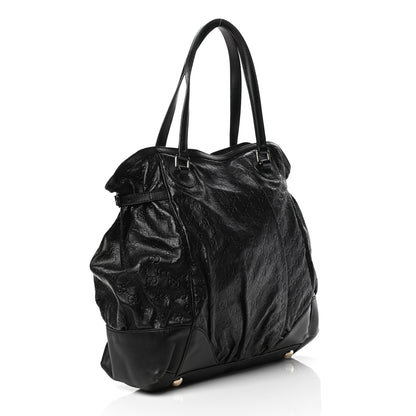 Gucci Guccissima Full Moon Tote Black 2 of 5