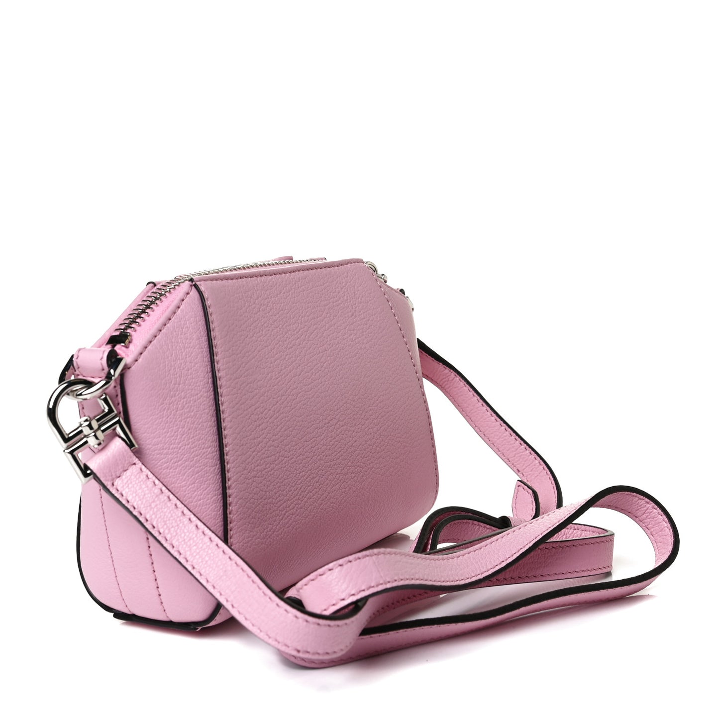 Sugar Goatskin Nano Antigona Bright Pink
