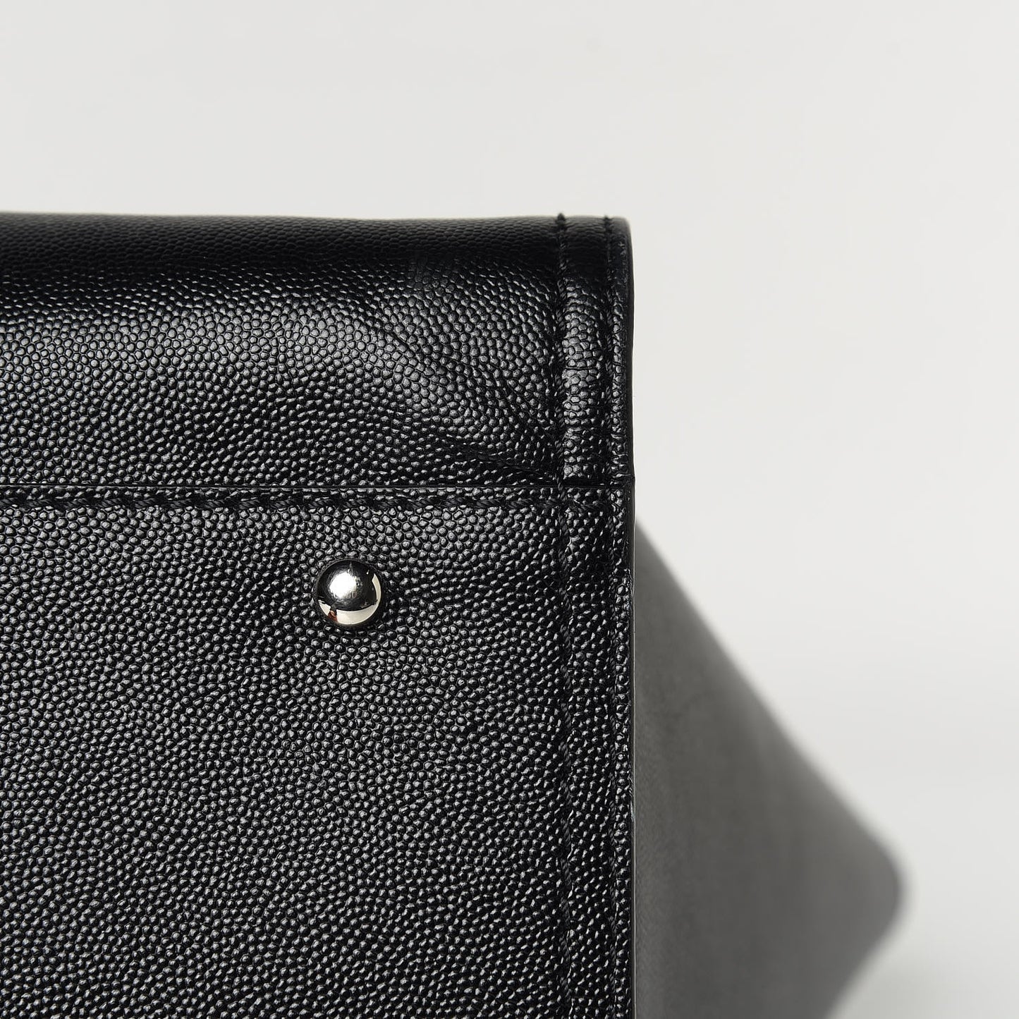 Caviar Large Studded Deauville Tote Black