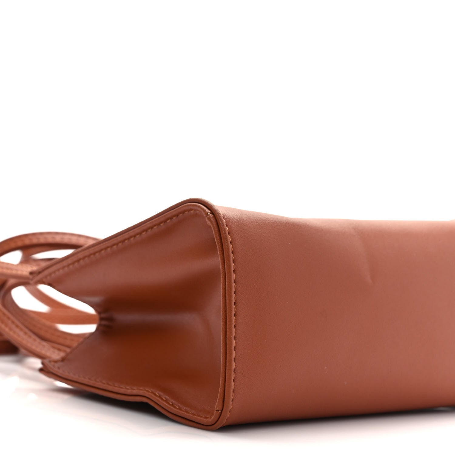 Telfar Vegan Leather Small Shopping Bag Tan 8 of 9