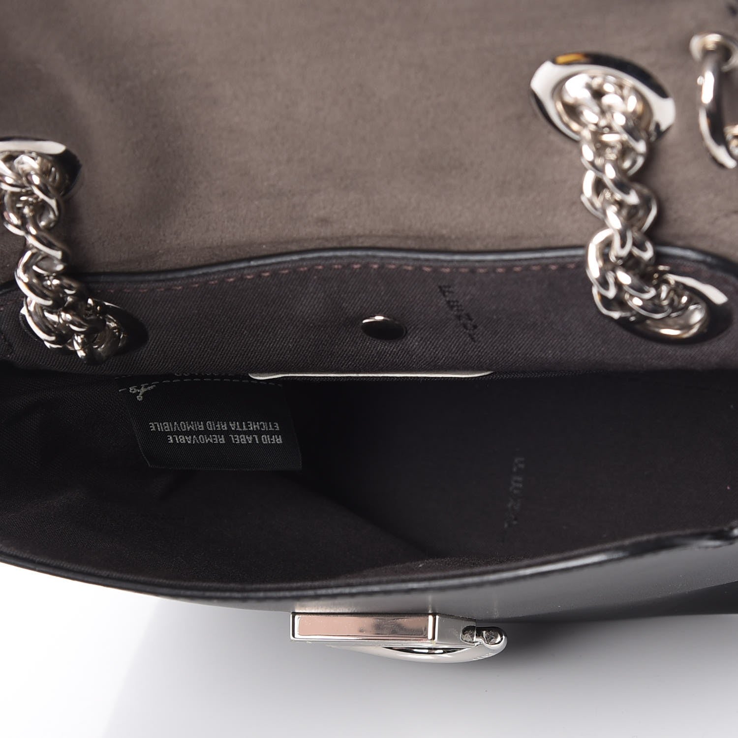 Fendi Vitello Century Opaco Mini Back to School Backpack Black 5 of 10