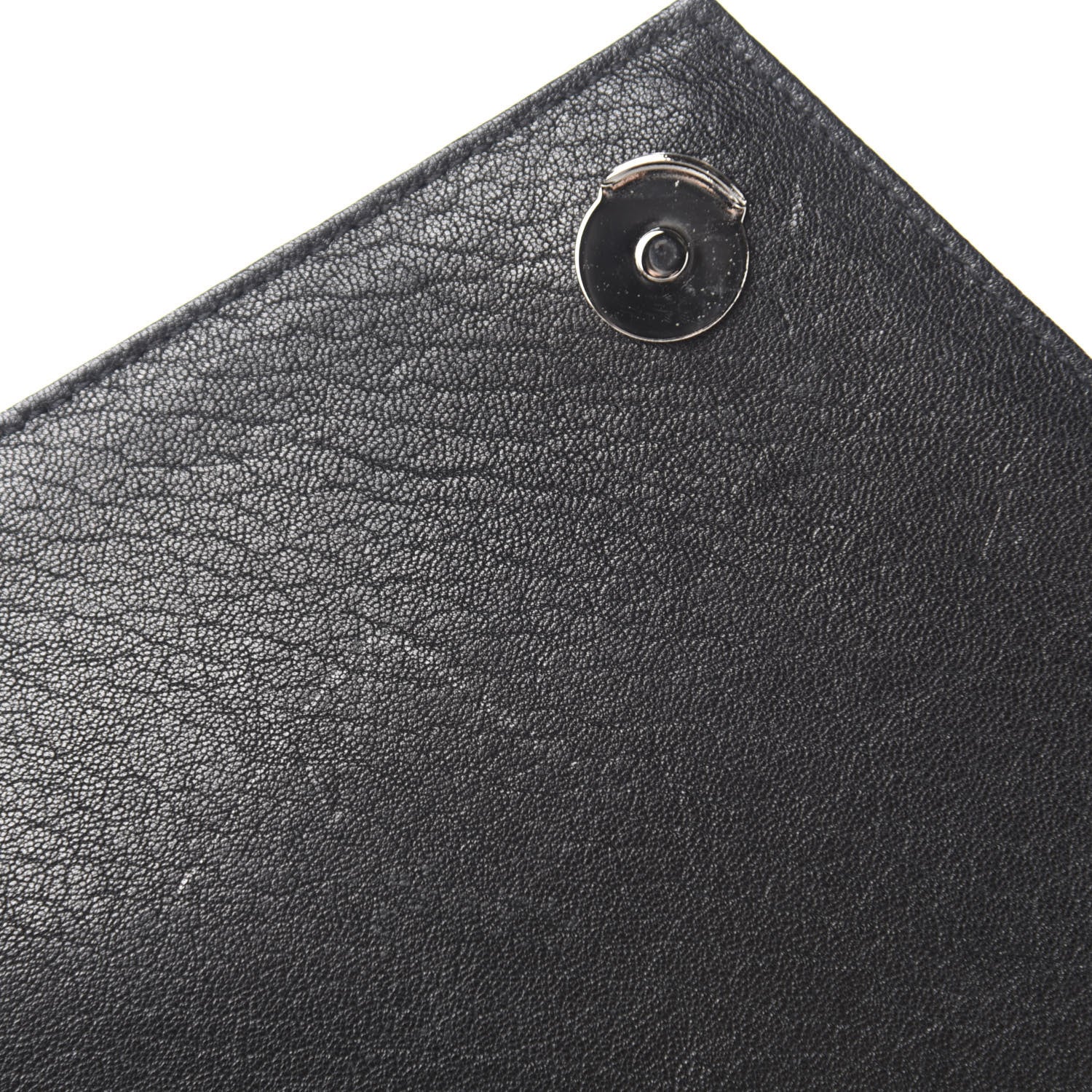 Saint Laurent Sheepskin Matelasse Chevron Monogram Large College Satchel Black 10 of 14
