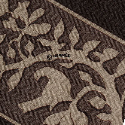 Hermes Cashmere Silk Early America Shawl 140 5 of 6