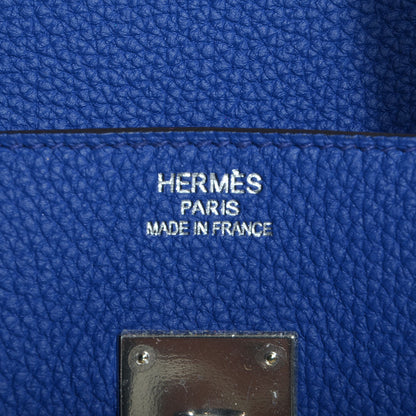 Hermes Togo Birkin 35 Bleu Electrique 17 of 29