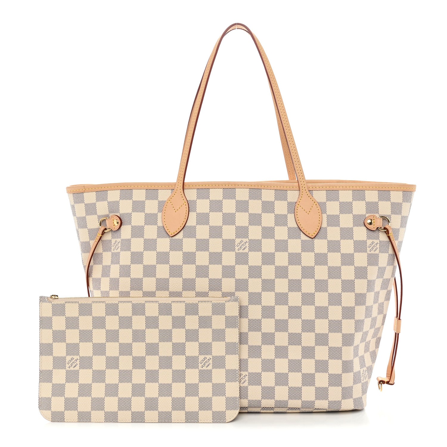 Louis Vuitton Damier Azur Neverfull MM 3 of 10