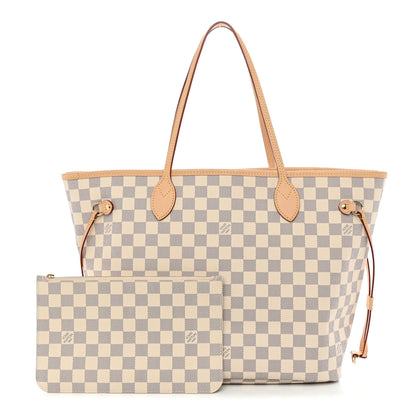 Louis Vuitton Damier Azur Neverfull MM 3 of 10