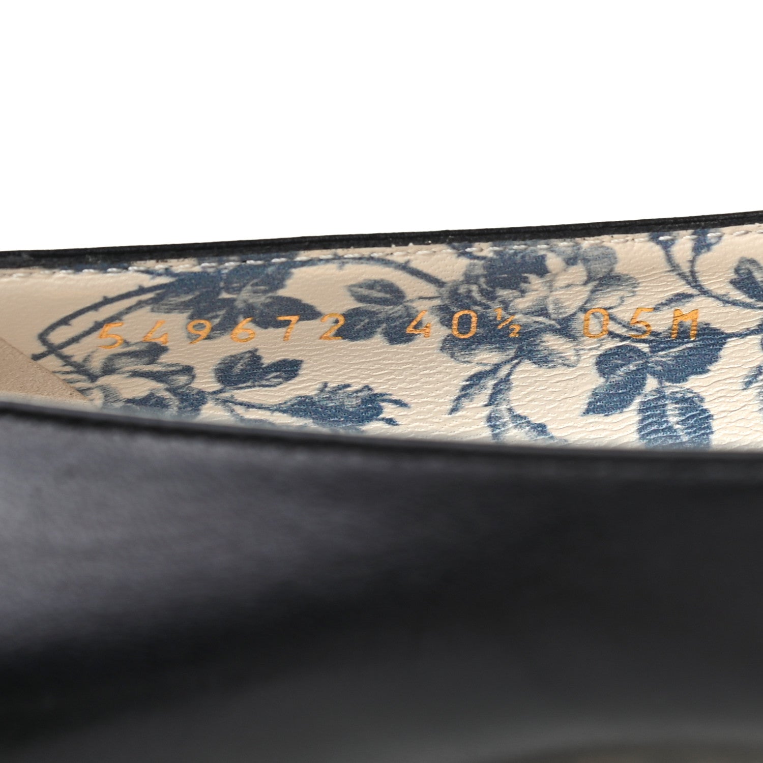 Gucci Malaga Kid GG Victoire 95mm Loafer Pumps 40.5 Black 7 of 7