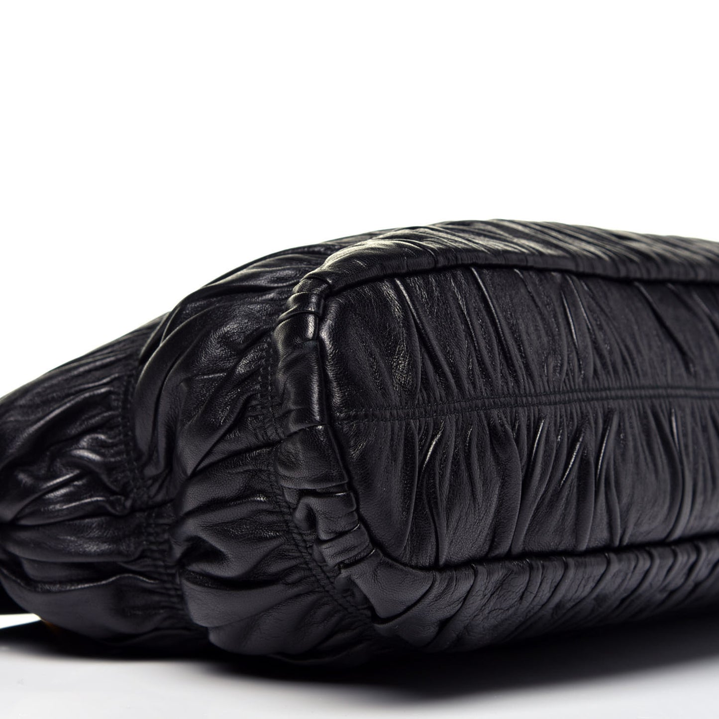Nappa Gaufre Clutch Black