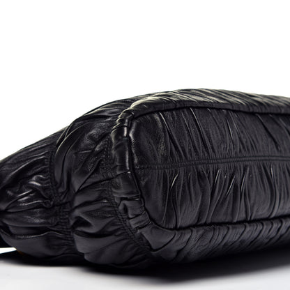 Prada Nappa Gaufre Clutch Black 8 of 9