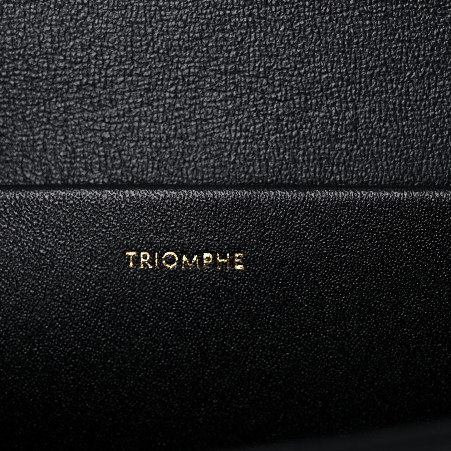 Shiny Calfskin Cuir Triomphe Chain Shoulder Bag Black