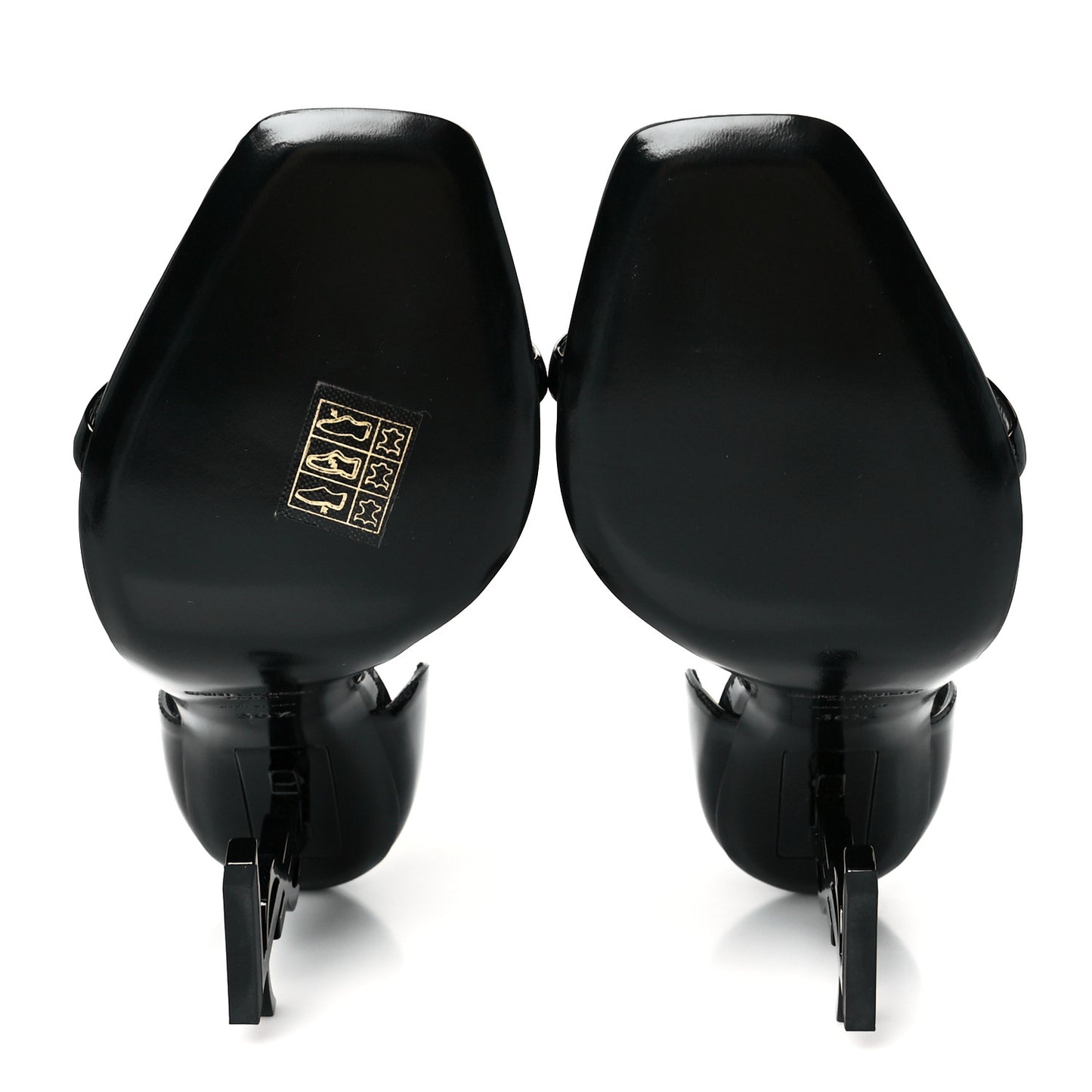 Patent Cassandra 100 Sandals 36.5 Black