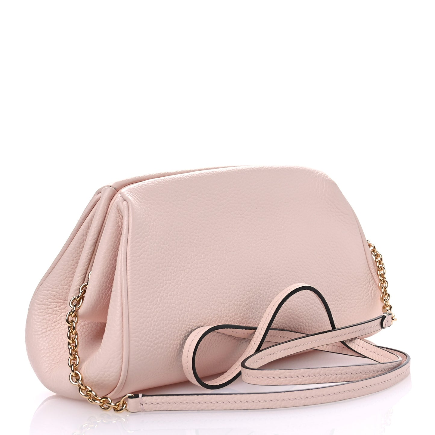 Eram Calfskin Gancini Mini Clutch Pink