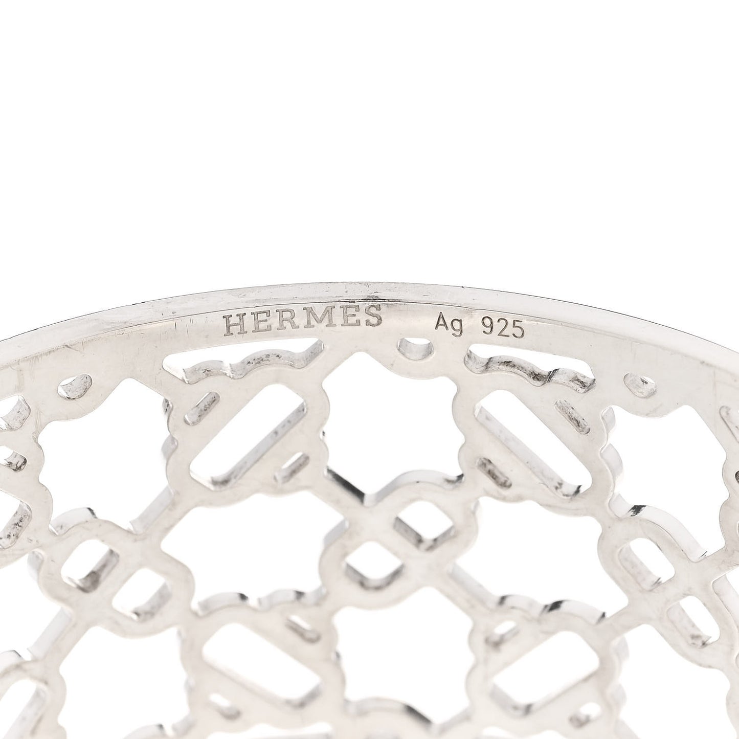 Sterling Silver Passerelle Chaine d'Ancre Cuff Bracelet