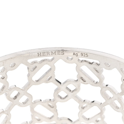 Hermes Sterling Silver Passerelle Chaine d'Ancre Cuff Bracelet 3 of 5