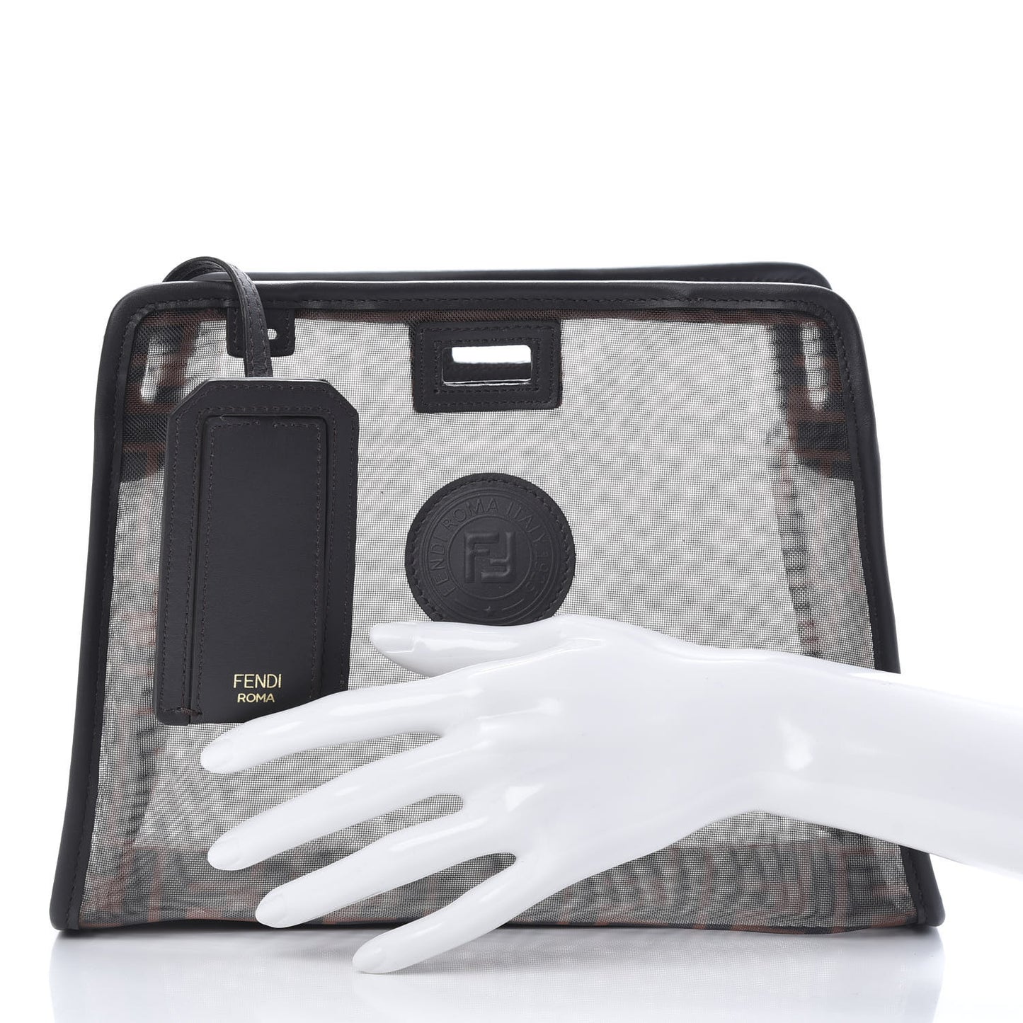 Mesh Vitello Century FF 1974 Mini Peekaboo Defender Cover Marrone Black Ebano