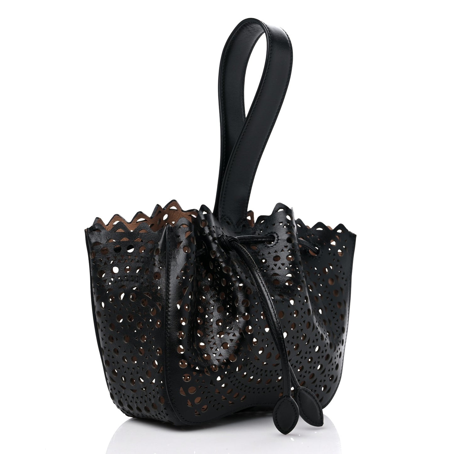 Lux Calfskin Vienne Rose-Marie 19 Bag Black