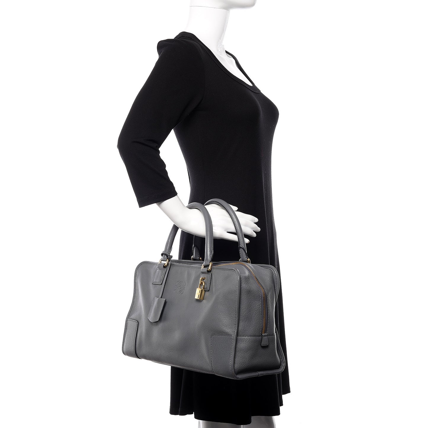 Calfskin Amazona 36 Grey