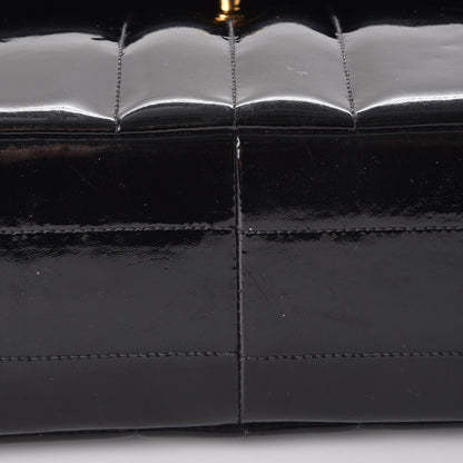 Chanel Patent Vertical Quilted Medium Single Flap Black 7 of 13