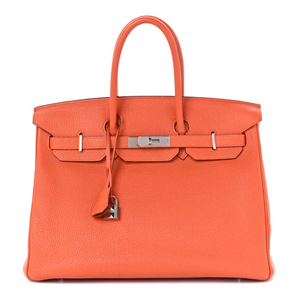 Hermes Togo Birkin 35 Orange 1 of 16