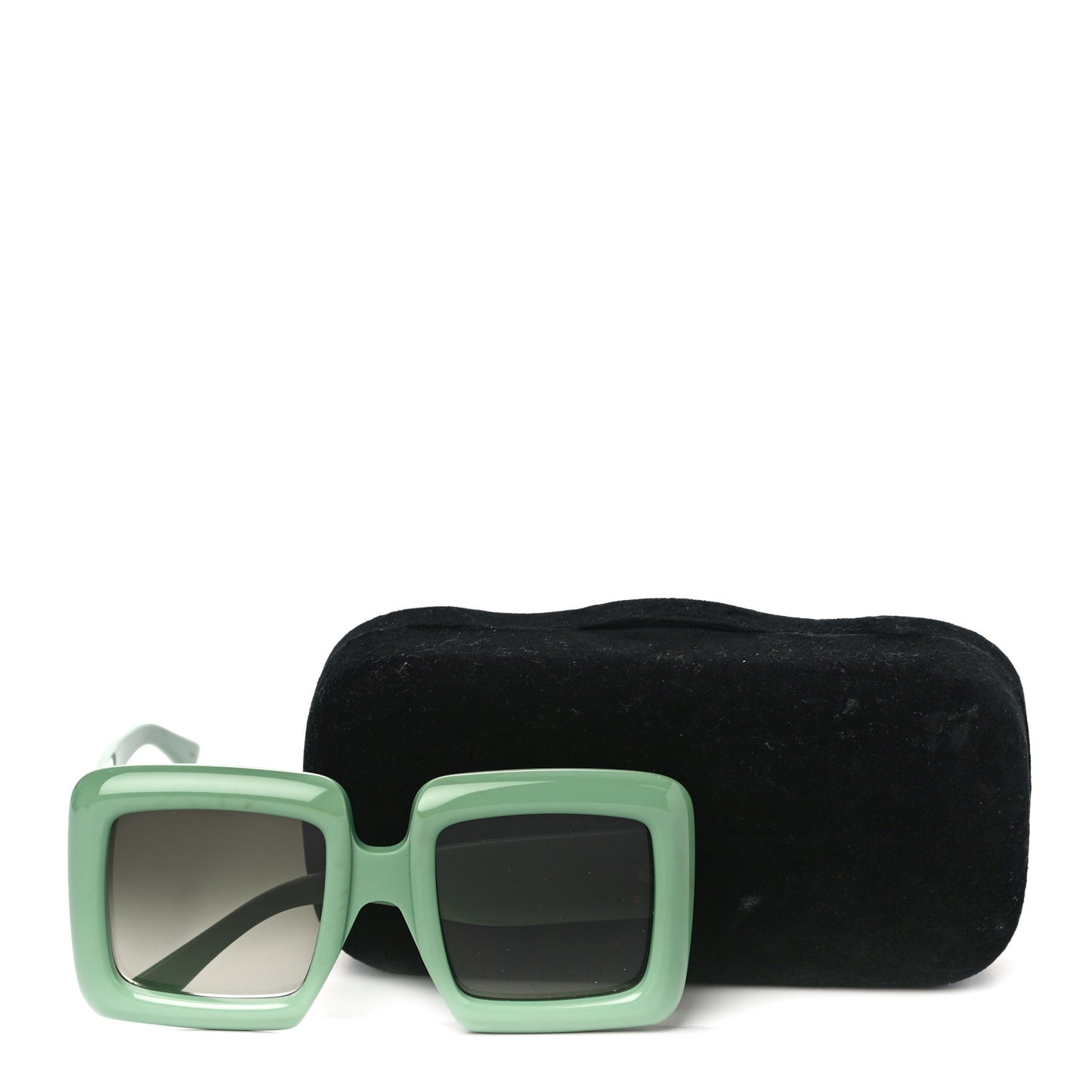 Oversized Square GG0783S Sunglasses Green